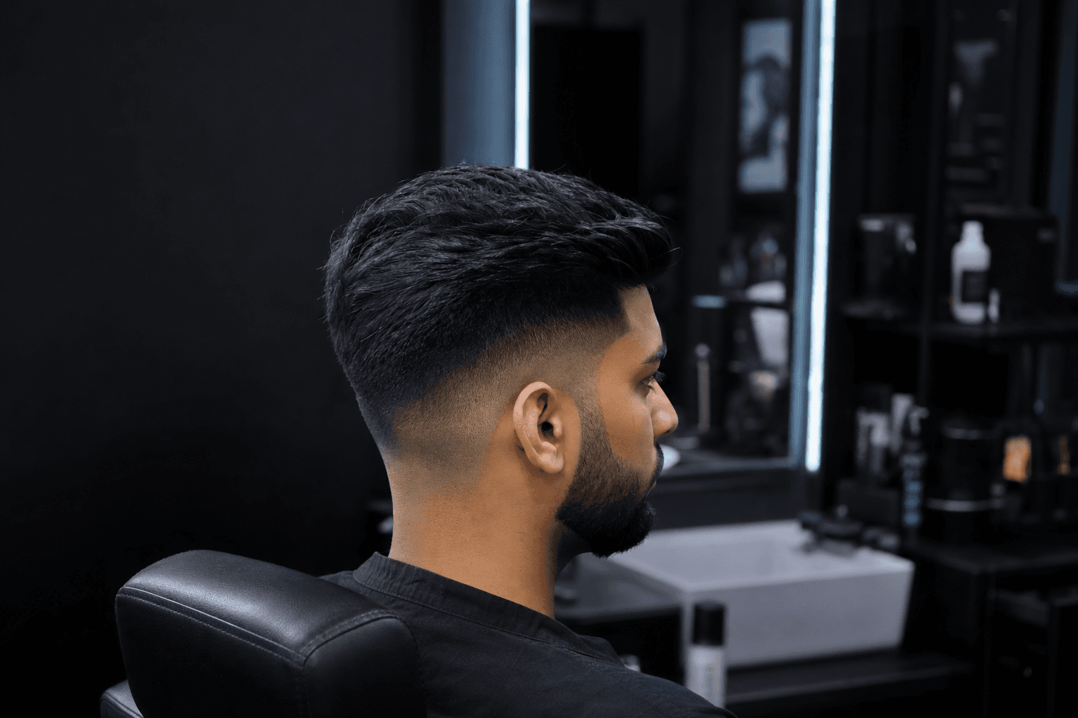 Taper fade haircut